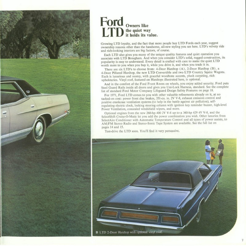 1971 Ford Full-Size Brochure Page 20